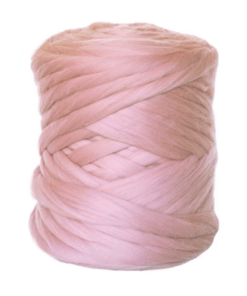 Lontwol XXL Pastel Oud Roze