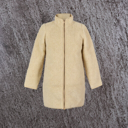 Lange jas merino wol